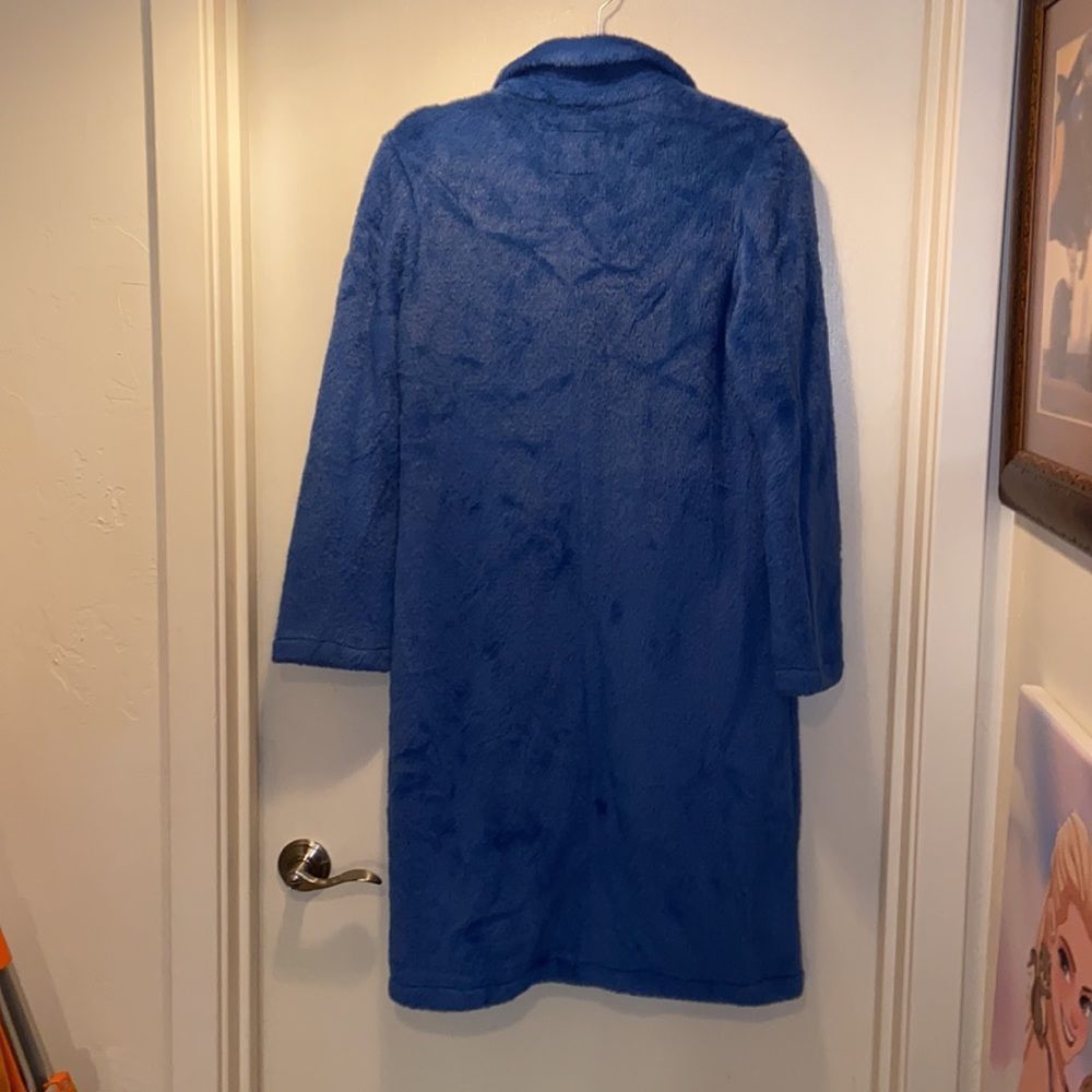 Anthropologie Sanctuary EUC furry blue coat small - Picture 9 of 9